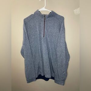 Tommy Bahama Reversible 1/3 zip pullover sweater Size L